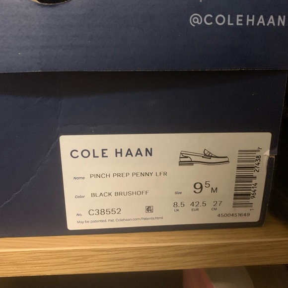 Cole Haan Size 9.5 Black Pinch Penny Loafer Man come with box - Picture 4 of 5